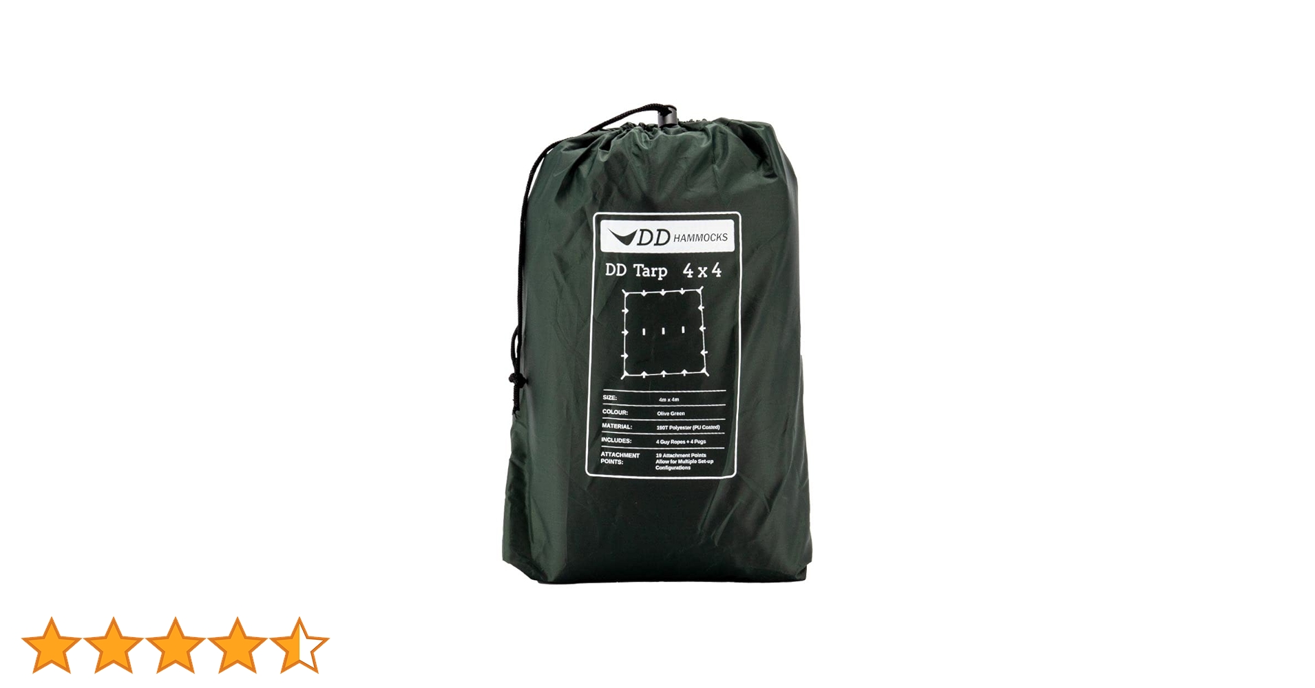 未使用 DDTarp 4x4 OliveGreen 未使用 DDTarp 4x4 OliveGreen 未使用 DDTarp 4x4 OliveGreen Amazon